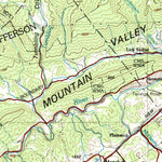 United States Geological Survey Wytheville, VA-NC-TN (1982, 100000-Scale) digital map