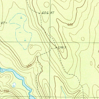 United States Geological Survey Wytopitlock Lake, ME (1989, 24000-Scale) digital map