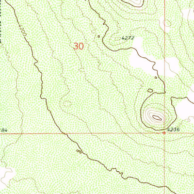 United States Geological Survey X-7 Ranch, NM (1972, 24000-Scale) digital map