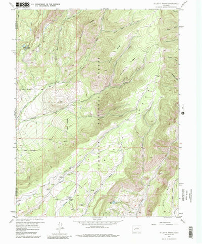 United States Geological Survey X Lazy F Ranch, CO (1957, 24000-Scale) digital map