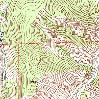 United States Geological Survey X Lazy F Ranch, CO (1957, 24000-Scale) digital map
