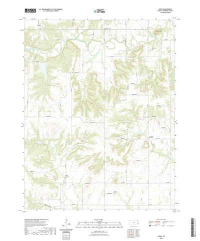United States Geological Survey Xenia, KS (2022, 24000-Scale) digital map