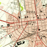 United States Geological Survey Xenia, OH (1955, 24000-Scale) digital map