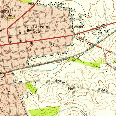 United States Geological Survey Xenia, OH (1955, 24000-Scale) digital map