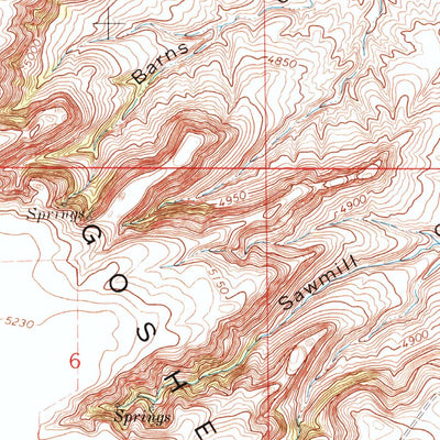 United States Geological Survey Y B O Canyon, WY (1963, 24000-Scale) digital map