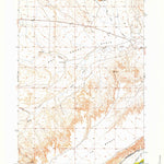 United States Geological Survey Y U Bench NW, WY (1951, 24000-Scale) digital map