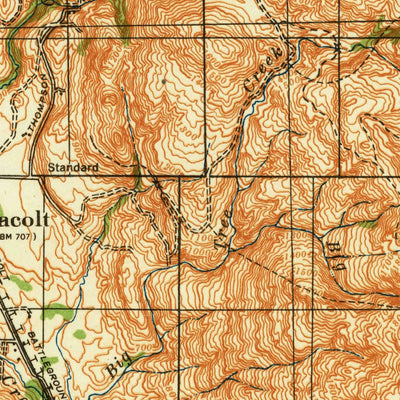 United States Geological Survey Yacolt, WA (1941, 62500-Scale) digital map