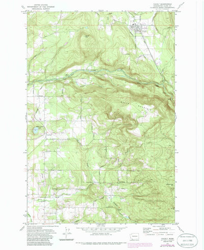 United States Geological Survey Yacolt, WA (1971, 24000-Scale) digital map