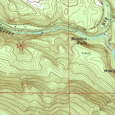 United States Geological Survey Yacolt, WA (1971, 24000-Scale) digital map