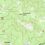 United States Geological Survey Yager Junction, CA (1979, 24000-Scale) digital map