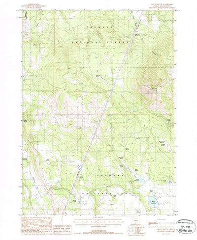 United States Geological Survey Yainax Butte, OR (1988, 24000-Scale) digital map