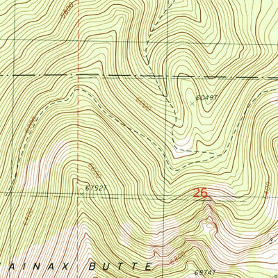 United States Geological Survey Yainax Butte, OR (1988, 24000-Scale) digital map