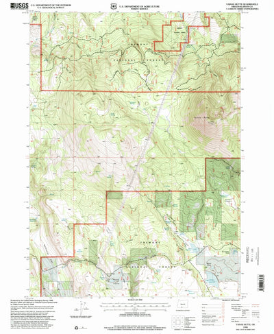 United States Geological Survey Yainax Butte, OR (1998, 24000-Scale) digital map