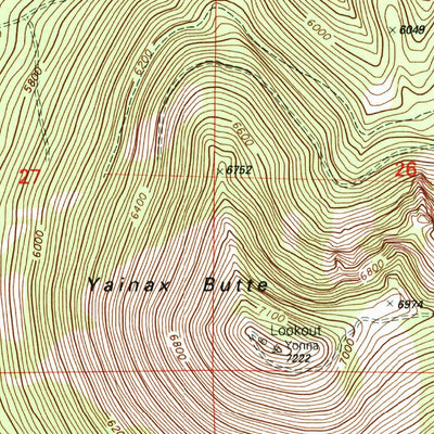 United States Geological Survey Yainax Butte, OR (1998, 24000-Scale) digital map