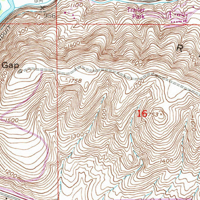 United States Geological Survey Yakima East, WA (1953, 24000-Scale) digital map