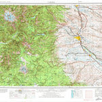 United States Geological Survey Yakima, WA (1958, 250000-Scale) digital map