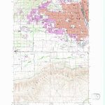United States Geological Survey Yakima West, WA (1958, 24000-Scale) digital map