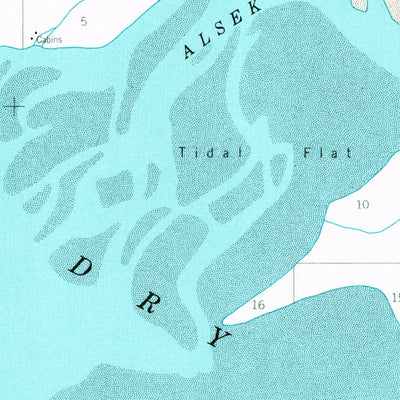 United States Geological Survey Yakutat A-2, AK (1959, 63360-Scale) digital map