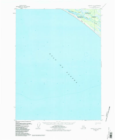 United States Geological Survey Yakutat A-3, AK (1959, 63360-Scale) digital map
