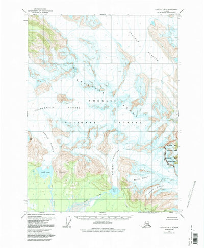 United States Geological Survey Yakutat B-2, AK (1959, 63360-Scale) digital map