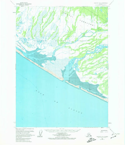 United States Geological Survey Yakutat B-4, AK (1959, 63360-Scale) digital map