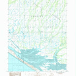 United States Geological Survey Yakutat B-4 NW, AK (1987, 25000-Scale) digital map