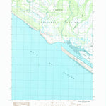 United States Geological Survey Yakutat B-5 NE, AK (1987, 25000-Scale) digital map