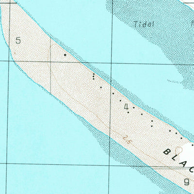 United States Geological Survey Yakutat B-5 NE, AK (1987, 25000-Scale) digital map