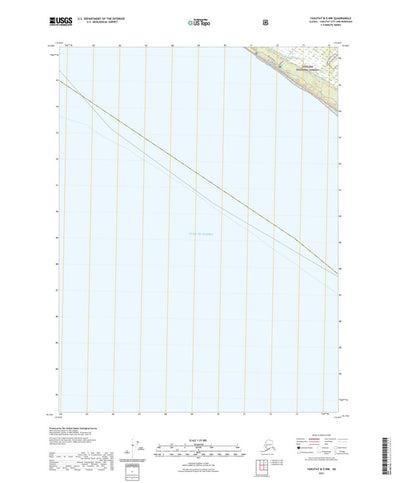 United States Geological Survey Yakutat B-5 NW, AK (2021, 25000-Scale) digital map
