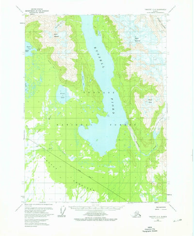 United States Geological Survey Yakutat C-4, AK (1959, 63360-Scale) digital map