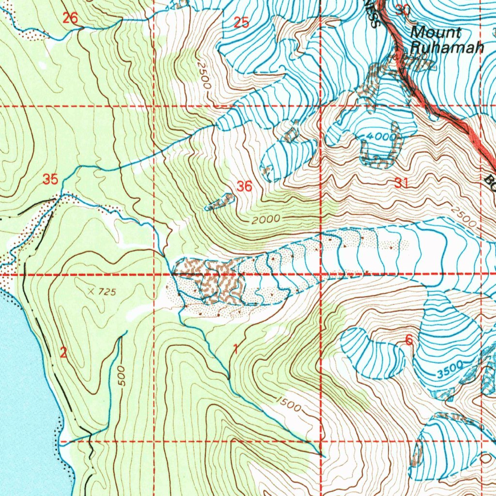 Yakutat C-4, AK (1997, 63360-Scale) Map by United States Geological ...