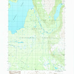 United States Geological Survey Yakutat C-4 SE, AK (1987, 25000-Scale) digital map