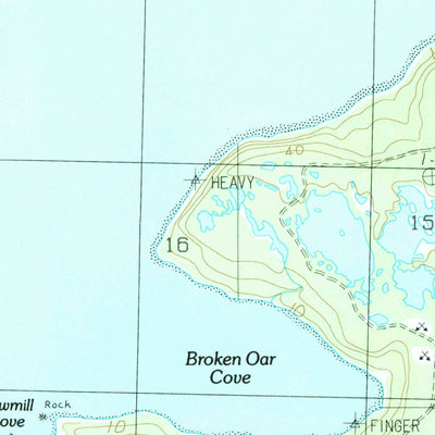 United States Geological Survey Yakutat C-5 SE, AK (1987, 25000-Scale) digital map