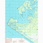 United States Geological Survey Yakutat C-5 SW, AK (1987, 25000-Scale) digital map