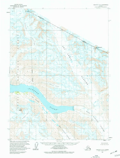 United States Geological Survey Yakutat D-3, AK (1959, 63360-Scale) digital map