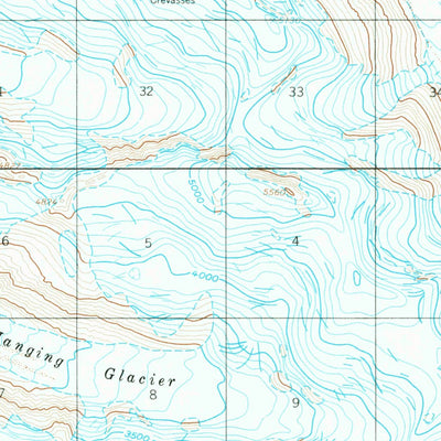 United States Geological Survey Yakutat D-3, AK (1959, 63360-Scale) digital map
