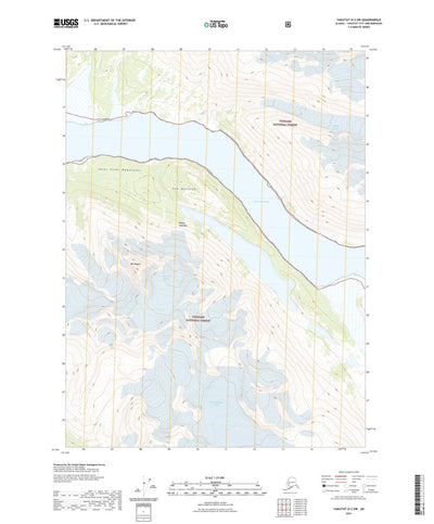United States Geological Survey Yakutat D-3 SW, AK (2021, 25000-Scale) digital map