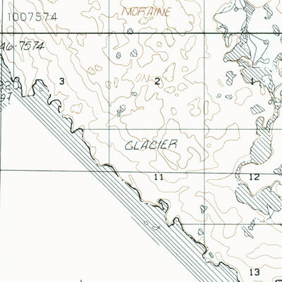 United States Geological Survey Yakutat D-6, AK (1985, 63360-Scale) digital map