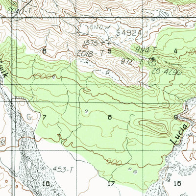 United States Geological Survey Yakutat D-6, AK (1985, 63360-Scale) digital map