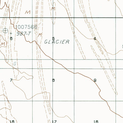 United States Geological Survey Yakutat D-8, AK (1985, 63360-Scale) digital map
