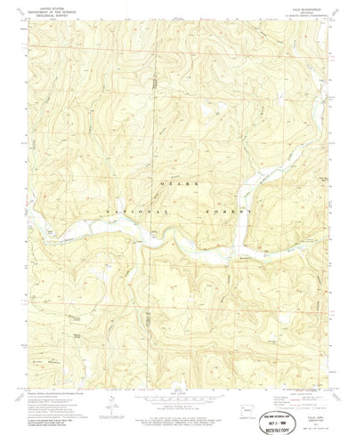 United States Geological Survey Yale, AR (1973, 24000-Scale) digital map