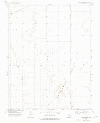 United States Geological Survey Yale Crossing, UT (1972, 24000-Scale) digital map