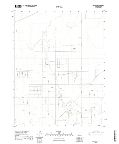 United States Geological Survey Yale Crossing, UT (2023, 24000-Scale) digital map