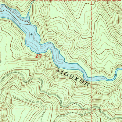 United States Geological Survey Yale Dam, WA (1986, 24000-Scale) digital map