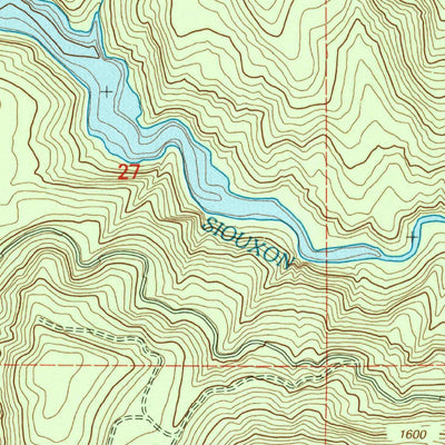 United States Geological Survey Yale Dam, WA (2000, 24000-Scale) digital map