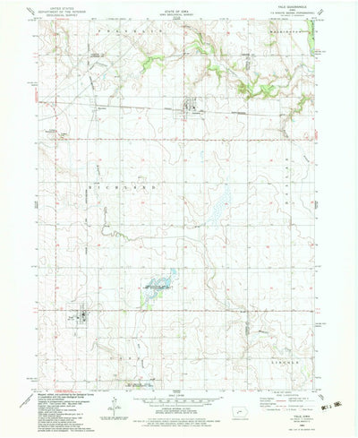 United States Geological Survey Yale, IA (1982, 24000-Scale) digital map