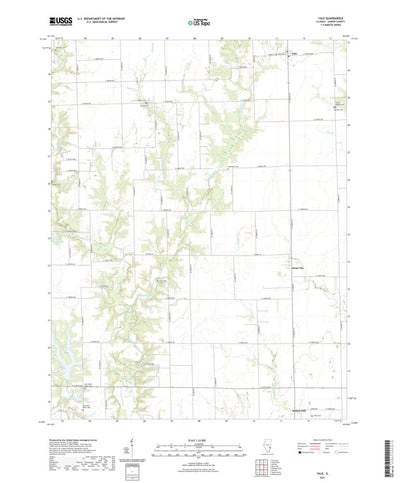 United States Geological Survey Yale, IL (2021, 24000-Scale) digital map