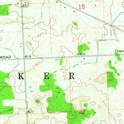 United States Geological Survey Yale, MI (1961, 24000-Scale) digital map