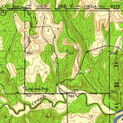 United States Geological Survey Yale, OK (1929, 62500-Scale) digital map