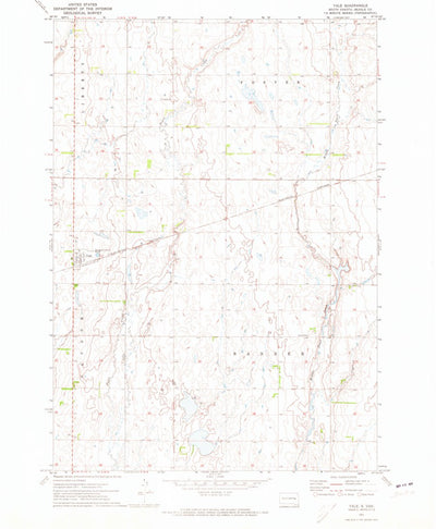 United States Geological Survey Yale, SD (1971, 24000-Scale) digital map